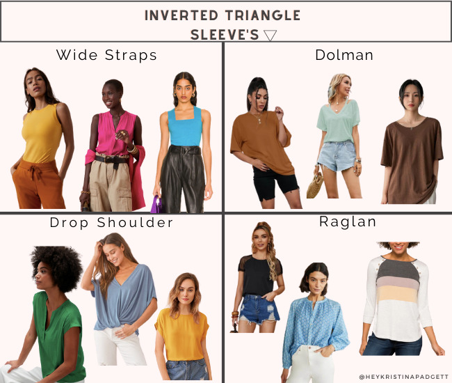 inverted triangle sleeves