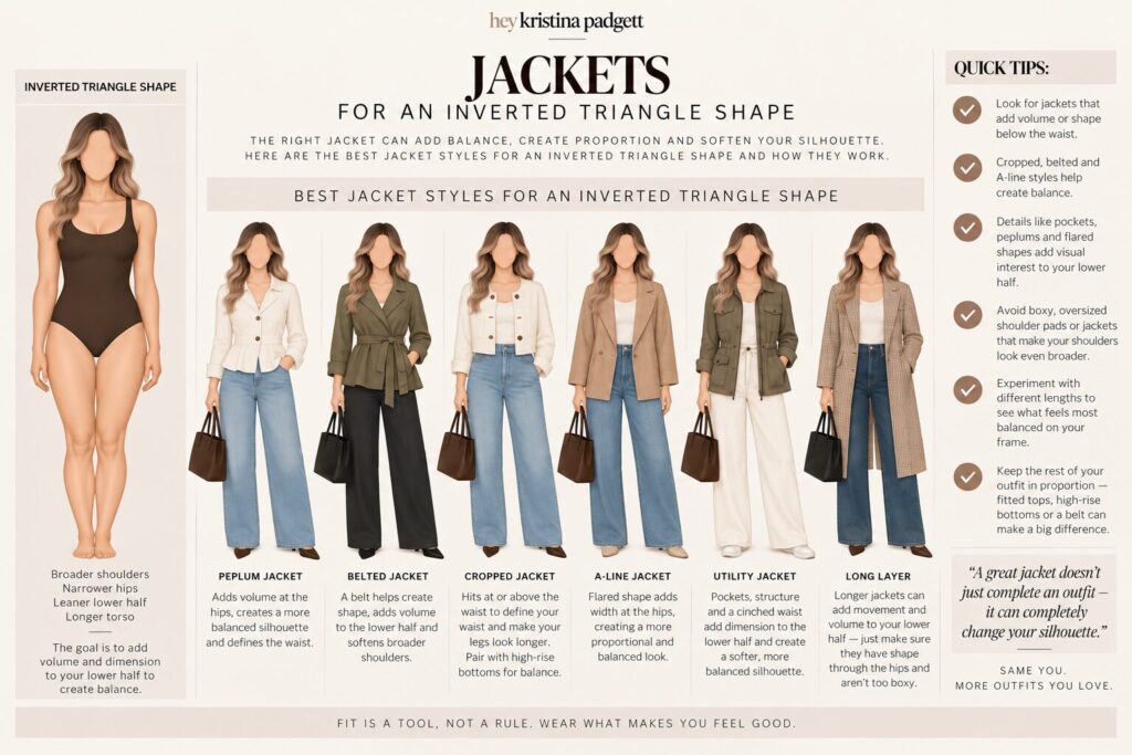 Best Jackets for an Inverted Triangle Body Shape