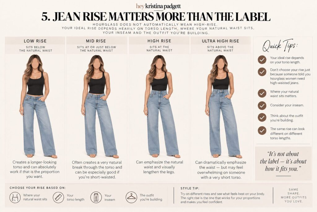 Best necklines for an hourglass body shape including V-neck, scoop neck, square neck, sweetheart, off-the-shoulder and cowl neck styles