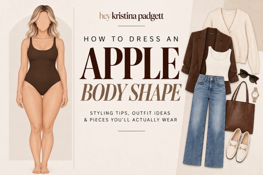 How to dress an apple body shape with styling tips and outfit ideas